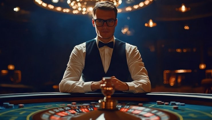 Studio dealer Blackjack kokototo dengan kamera HD